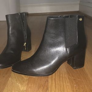Calvin Klein black ankle boots